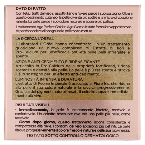 L'Oréal Paris Age Perfect Golden Age Trattamento Fortificante Giorno Pelli Molto Mature 50 ml